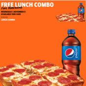 Little Caesars: FREE Lunch Combo for Veterans (11/11) - HOT