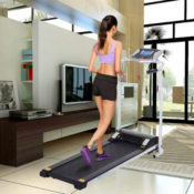 Amazon Cyber Monday! Folding Space Saving Electric Indoor Treadmill for...