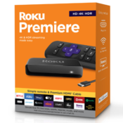 Walmart Cyber Monday! Roku Premiere HD/4K/HDR Streaming Media Player $24...