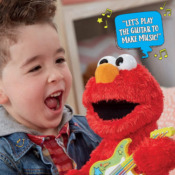 Amazon: Sesame Street Rock and Rhyme Elmo Talking, Singing 14-Inch Plush...