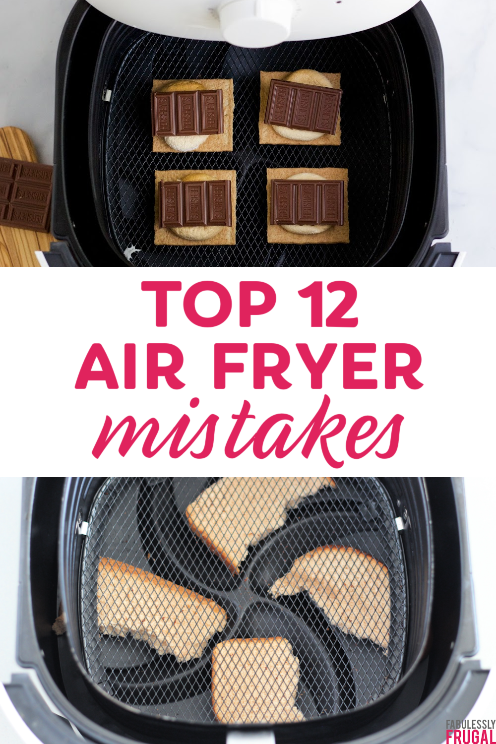 Most common air fryer mistakes.