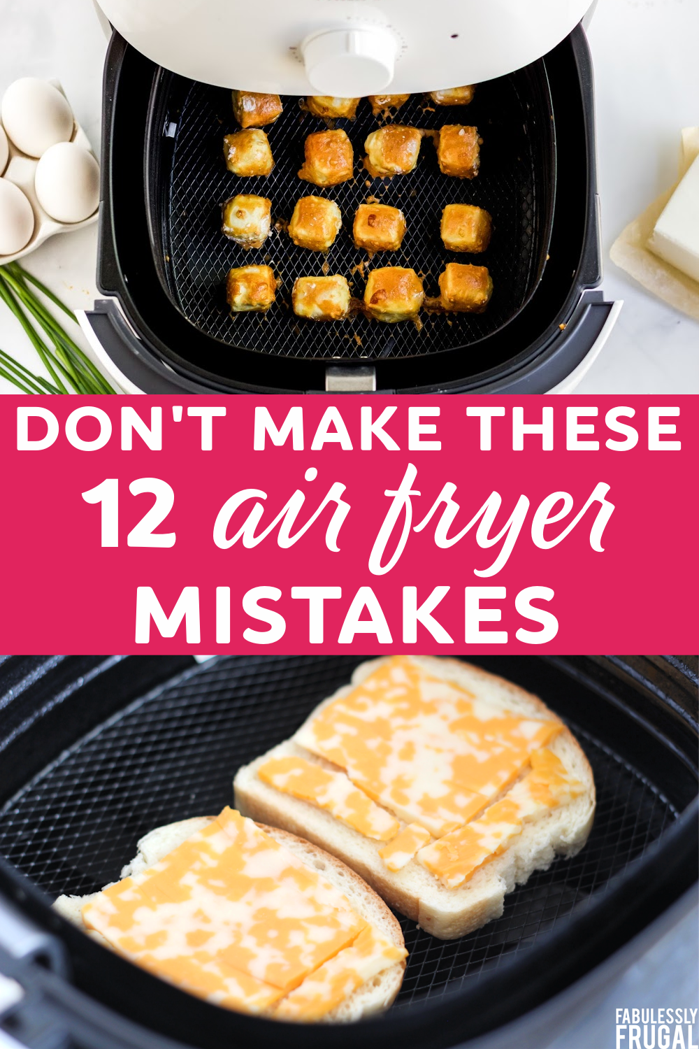 Rotate, shake, or flip the food in the air fryer