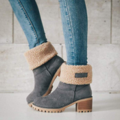 Stay Warm with these FAB Faux Fur Boots, Just $29.60! 