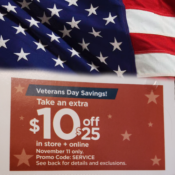 TODAY ONLY! Kohl's Veterans Day Sale! $10 off $25 + Stacking Code + Earn...
