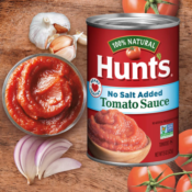 Amazon: 12-Pack Hunt's Tomato Sauce No Salt Added as low as $7.26 Shipped...