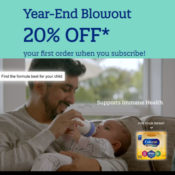 Enfamil: 20% off first Subscribe & Save order (Thru 12/30)