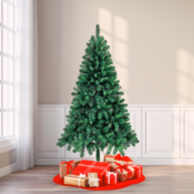 Walmart: 6.5′ Non-Lit Incandescent Blue Jackson Spruce Artificial Christmas...