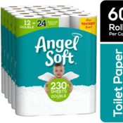 Adult Gift Idea! A Year's Supply of Angel Soft Toilet Paper, 60 Double...
