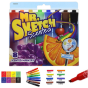 Amazon: 8-Pack Mr. Sketch Scented Markers, Chisel Tip $4.07 (Reg. $8.39)...
