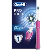 Amazon: Oral-B 1000 CrossAction Electric Toothbrush, Pink $39.99 (Reg....