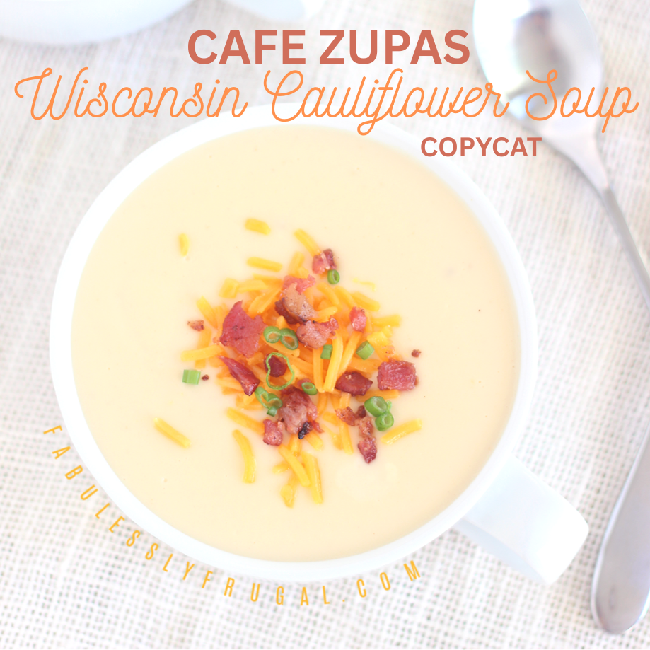 cafe zupas wisconsin cauliflower soup