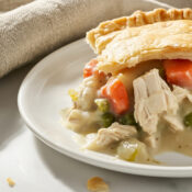 A slice of Chicken Pot Pie