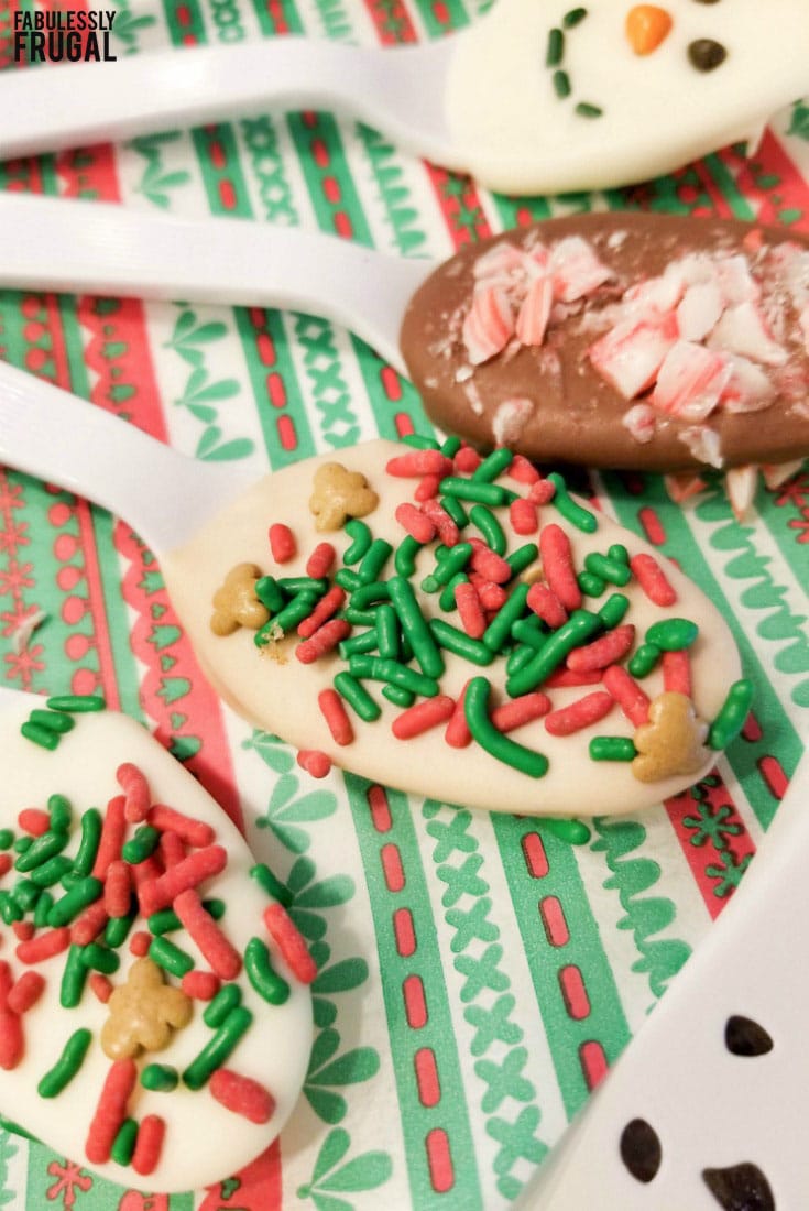 Fully customized hot chocolate spoons diy