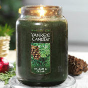 Amazon: Yankee Candle Large Jar Candle, Balsam & Cedar as low as $14.96...