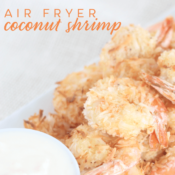 air fryer coconut shrimp with pina colada sauce