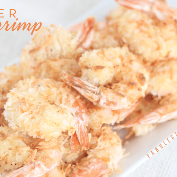 air fryer coconut shrimp with pina colada sauce