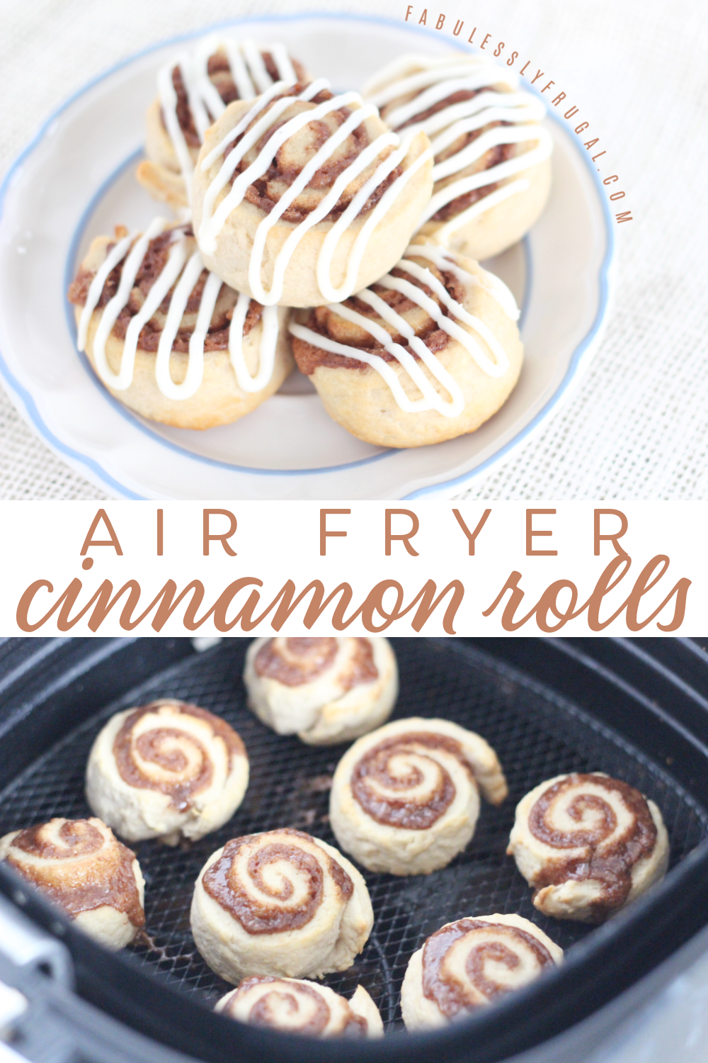 how to make air fryer cinnamon rolls
