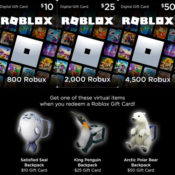 Amazon: Roblox Digital Gift Cards from $9.50 (Reg. $10+) - FAB Ratings!...