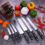 Amazon: 15-Piece Stainless Steel Knife Set with Block $35.99 (Reg. $60)...