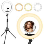 Amazon: 18-Inch Ring Light with Tripod $34 After Code (Reg. $84.99) | Give...