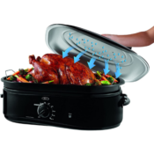 Amazon: 18 Quart Oster Roaster Oven with Self-Basting Lid $24.99 (Reg....