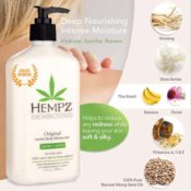Amazon: 2 Pack Of Hempz Original Natural Hemp Seed Oil Body Moisturizer...