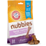 Amazon: 20 Pcs Arm & Hammer For Pets Nubbies Dental Treats for Dogs as...