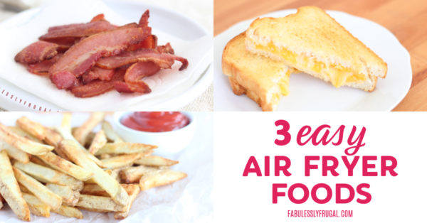 You can make just about anything in the air fryer, but here are the 3 easiest things you'll ever make in the air fryer!