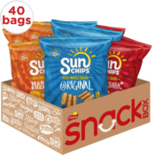 Amazon: 40 Count Sunchips Multigrain Chips Variety Pack as low as $10.83...