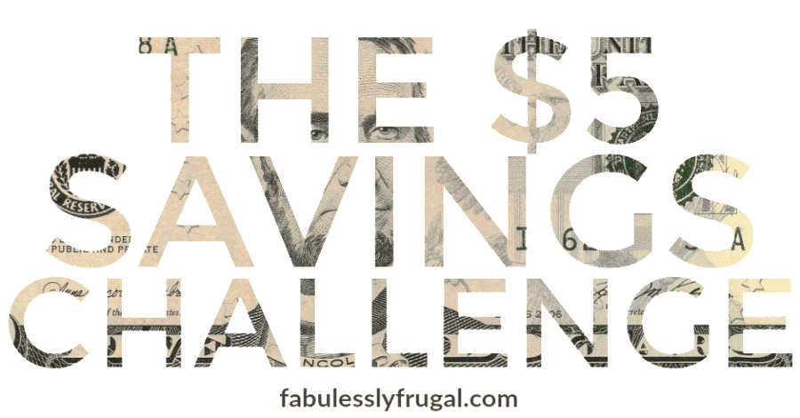 save money using five dollar bills