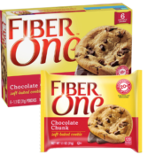 Amazon: 6-Count Fiber One Soft Baked Cookies, Chocolate Chunk as low as...