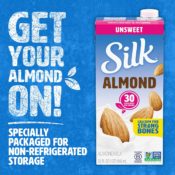 Amazon: 6-Pack Silk Almondmilk Unsweetened 32 Fl Oz Boxes as low as $8.97...