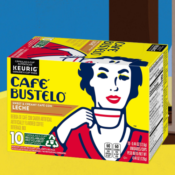 Amazon: 60-Count Cafe Bustelo Café con Leche Flavored Espresso Style Coffee...