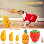 Amazon: Fruit Dog Toy For Aggressive Chewers $11.99 After Code (Reg. $23.98)...