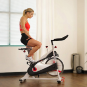 Amazon: Sunny Health & Fitness Premium Indoor Cycling Exercise Bike $370.40...