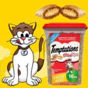 Amazon: TEMPTATIONS MixUps Crunchy and Soft Cat Treats, 16oz. as low as...