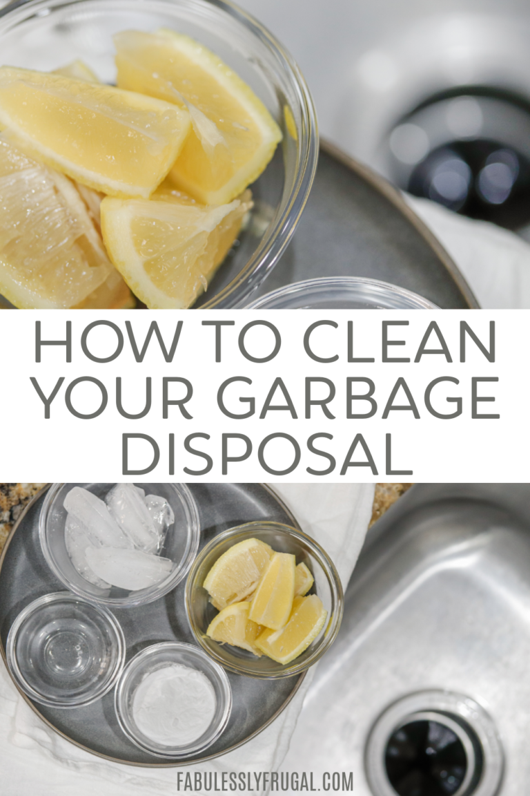 How to Clean Your Garbage Disposal Fabulessly Frugal