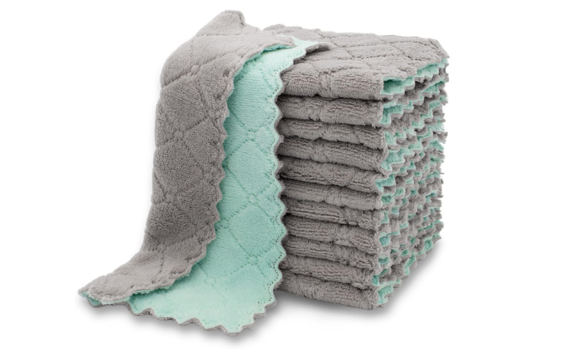 Velvet microfiber dishcloth for the air fryer