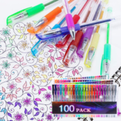 Amazon: 100 Coloring Gel Pens Set $14.99 (Reg. $17.64) - FAB Ratings! 2,300+...