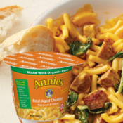 Amazon: 12-Pack Annie's Pasta & Real Aged Cheddar Mac and Cheese Microwave...