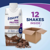 12-Pack Ensure Max Protein Nutrition Shake Milk Chocolate as low as $20.37...