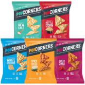 20-Pack Popcorners Snacks Gluten Free Chips, Variety Pack as low as $9.55...