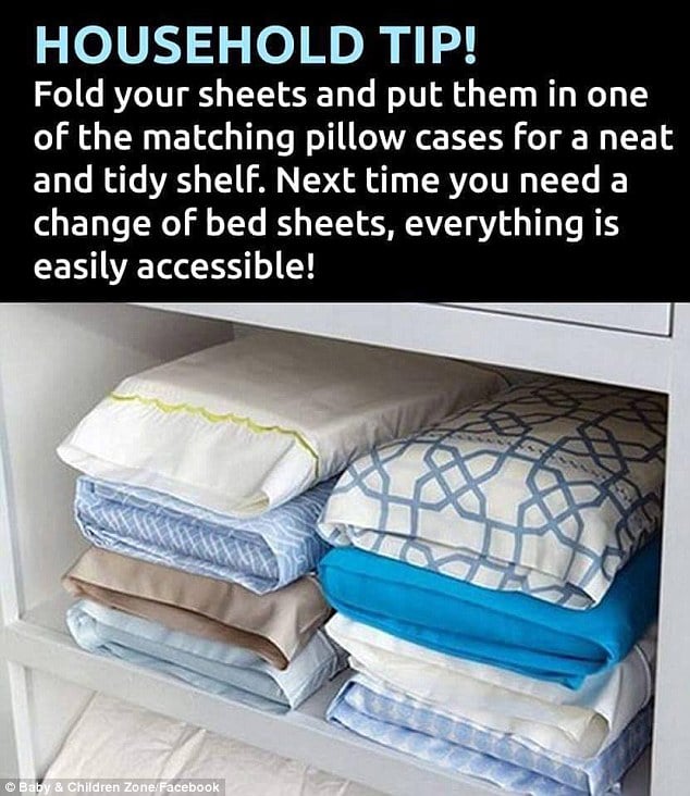 Household tip to save space in your closet