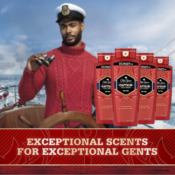 Amazon: 4-Pack Old Spice Body Wash for Men, Captain Scent of Command as...