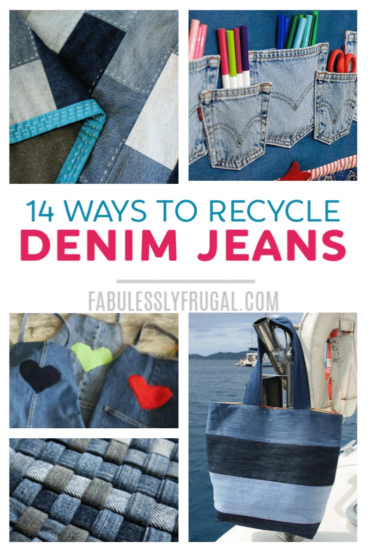 How to recycle old jeans