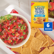 Amazon: 6-Pack Wheat Thins Hint of Salt Whole Grain Low Sodium Crackers...