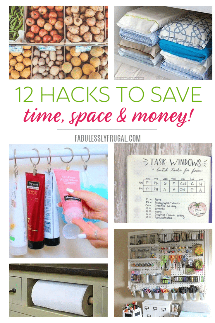 Home hacks to save time space and money