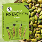 9-Pack Wonderful Pistachios No Shells Roasted and Salted as low as $5.24/Box...