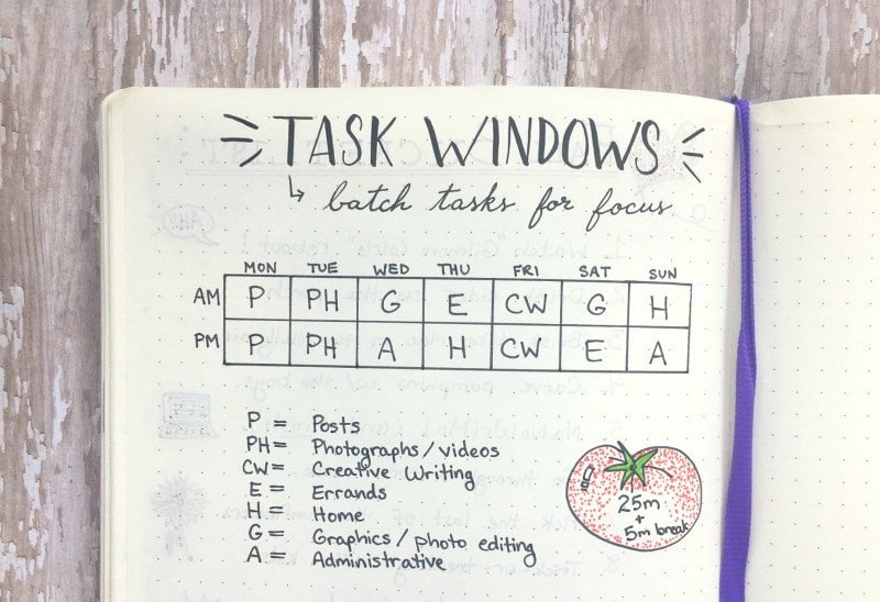 Task notebook