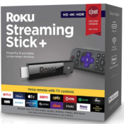 Amazon: Roku Streaming Stick+ 4K HDR Streaming Player w/ Voice Remote $39...